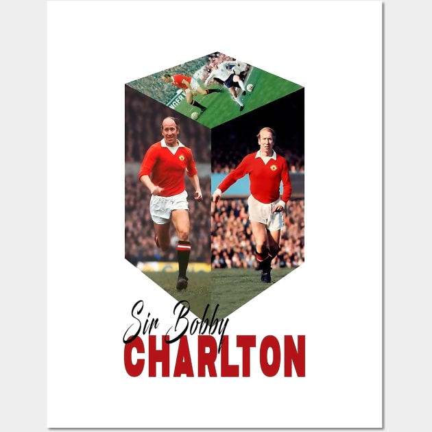 Sir Bobby Charlton Legend Wall Art by WikiDikoShop